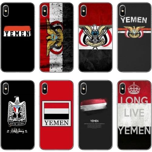 Yemen National Flag Silicone Phone Case For Huawei P30 P20 Pro P10 P9 P8 Lite Y5 Y6 Y7 Y9 Prime P Smart Plus 2018 2019