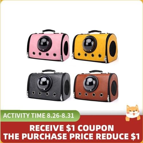 Pet Cat Handbag Travel Cat Carrier Bag Portable Pet Space Capsule Breathable Cat Carrier Outdoor Pets Animals Backpack