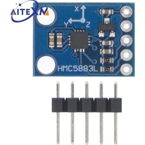 1pcs/lot GY-273 GY273 QMC5883L Module Triple Axis Compass Magnetometer Sensor 3V-5V I42