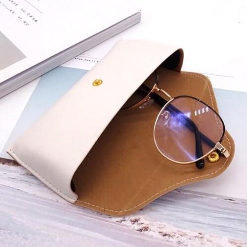 Travel Convenient Lightweight Leather Sunglasses Case Glasses Box Sunglasses Box high-grade Easy To Carry Glasses Case Cover