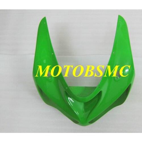 Hi-Grade Front Nose Fairing Part for KAWASAKI Ninja ZX6R 636 05 06 ZX 6R 2005 2006 ABS All Green Fairings Bodyowrk KC87
