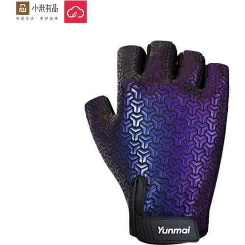 Youpin YUNMAI Dazzle Sports Gloves Professional Non-slip Pull-up Horizontal Bar Fitness Gym half finger Gloves Hand Protector
