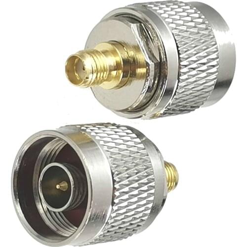 1pcs Connector Adapter SMA Female Jack to N Male Plug RF Coaxial Converter Straight New