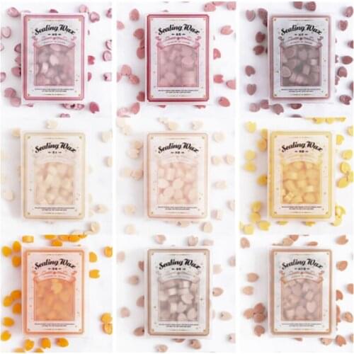 24-color Petal-shaped Small Package Lacquer Wax Particles, Envelope Sealing Wax, Special Decorative Wax for Sealing