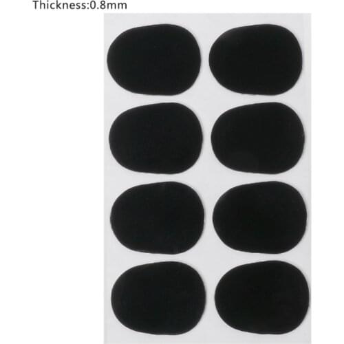 8pcs Treble/Alto/Tenor Sax Clarinet Mouthpiece Patches Pads Cushions 0.5mm 0.8mm