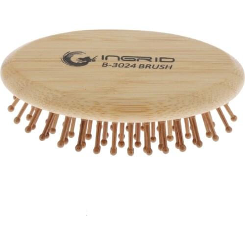 Antistatic Detangling Paddle Hair Brush Travel Oval Compact Hairbrush For Women