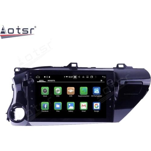 For Toyota Hilux AN120 2015 - 2020 Car Radio Auto Android 10 GPS Navigation Multimedia Video Player IPS 10" PX6 128G AutoRadio