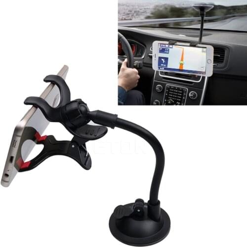 Universal 360 Rotating Windshield Car Sucker Mount Bracket For iPhone 6 XR 7 X XS Samsung S10 Plus S7 GPS Car Phone Holder Stand