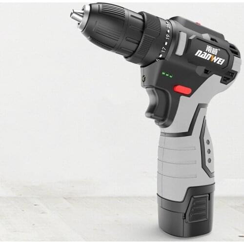 Cordless drill, brushless lithium battery handheld drill, household electric screwdriver tool