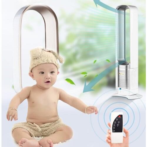 Safe Floor Leaf Less Desk Type Air Cooling Negative Ion Air Purification Remote Control Electric Fans 14 "16" 32 "42" Tower Fan