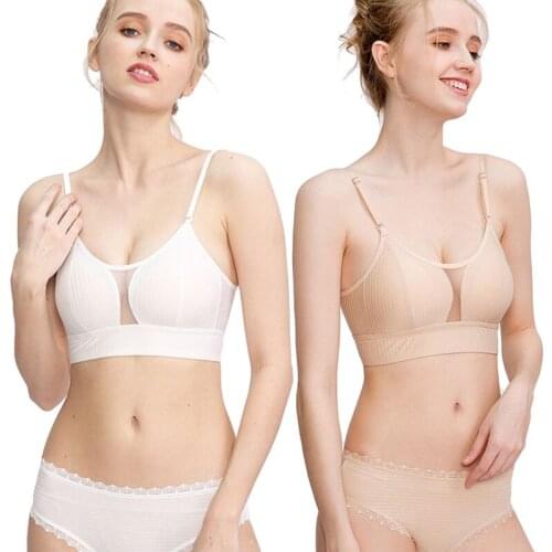 New Large Open Back Bra Without Steel Ring Invisible Dress Underwear Thin Seamless Smooth Surface With Insert Bra Sports Bras