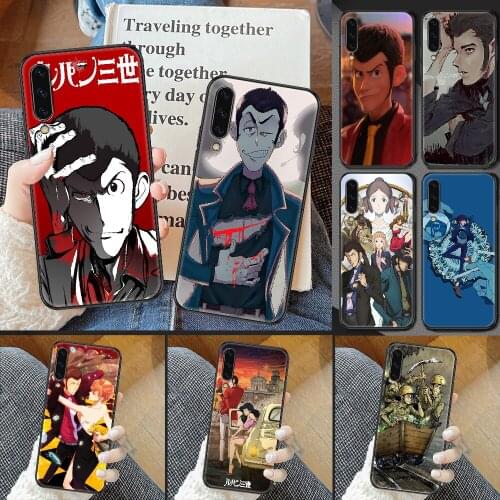 Anime Lupin III Phone case For Samsung Galaxy A 3 5 7 8 10 20 21 30 40 50 51 70 71 E S 2016 2018 4G black pretty shell fashion