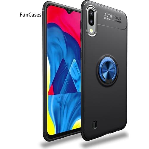 Phone Bag Cases For estojo Samsung M51 Rear fingerprint Solid Color Soft TPU Cover Galaxy para M10 M21 M31S M51 M30S Case Casa