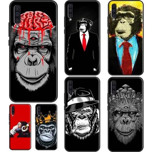 Amazing Monkey Chimpanzee Phone Case For Samsung A12 A32 A42 A52 A72 A10 A20 A30 S A40 A50 A70 A31 A51 A71 A20e A21S
