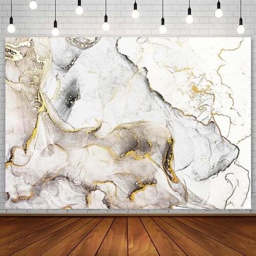 Gradient Marble Backdrop Golden Phnom Penh Decor Wedding Birthday Photography Background Photo Studio Photozone Photophone Props