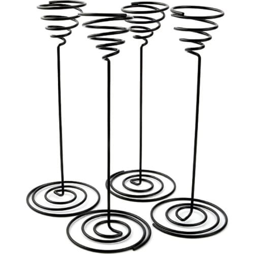 Creative Black Iron Air Pineapple Base Plant Flower Pot Rack Holder Home Balcony Garden Decor Supplies Landscape Accessories