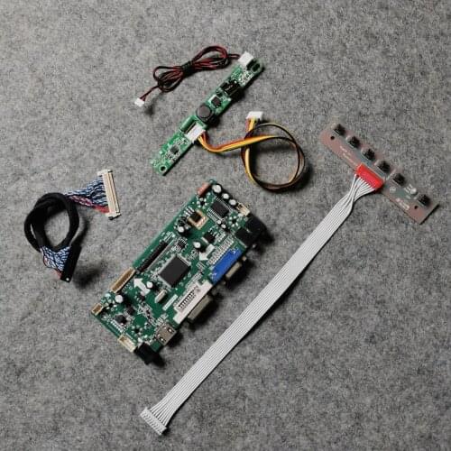 LVDS 30Pin VGA DVI 60Hz WLED display drive board For DV215FHM/HM215WU1/HM236WU1/MT207FHM screen 1920*1080 M.NT68676 DIY kit