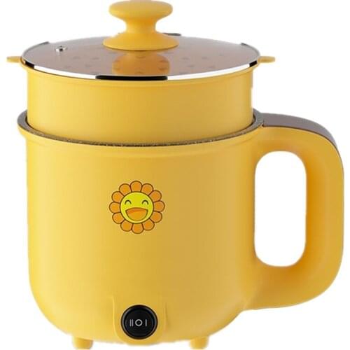 220V Mini Household Electric Automatic Hot Pot Multifunctional Electric Cooking Machine Multi Frying Cooker EU/AU/UK/US