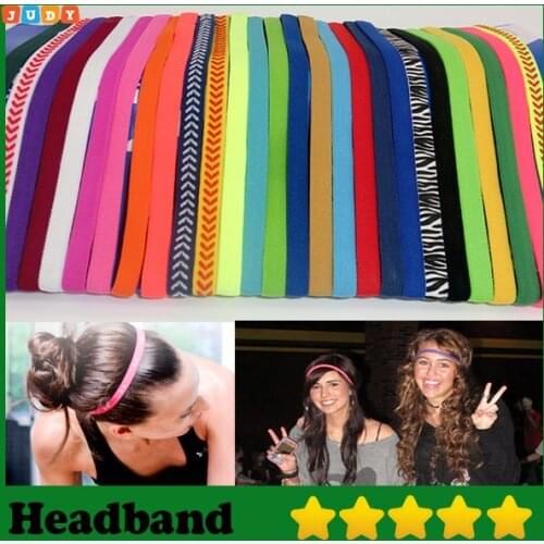 Mini Sports Headbands with Anti-slip Silicone Strip