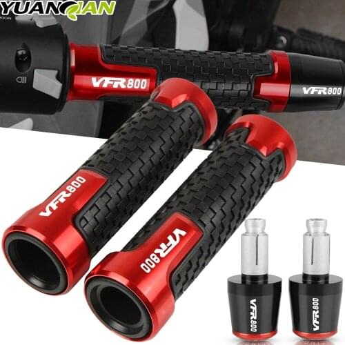 Motorcycle For HONDA VFR 800 1200x VFR800 VFR800X VFR800F VFR1200x Crosstourer 22mm Handle Grip Handlebar Grips End Cover Cap