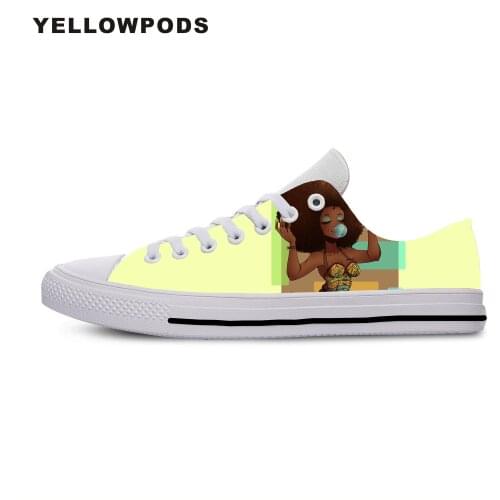 Mens Shoes Casual Black Art African Girls Comfortable Breathable Shoes New Fashion Casual Customized White Brand Shoes