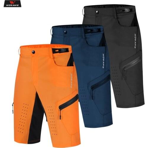 WOSAWE Off-road Riding Motorcycle Shorts MTB MOTO Mountain Bike Racing Downhill Cycling Shorts Dirt Bike Riding Shorts Men M-3XL