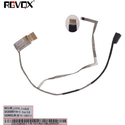 New Laptop LCD Cable for THTF T41 T45 K48C V48C K41C K461 K468 NCL50 PN: DC020011R10 Replacement Notebook LCD LVDS Cable