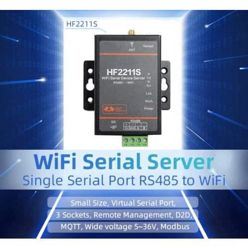 Serial RS485 to WiFi Converter Wireless Server device