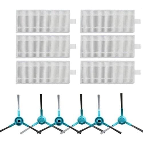 Vacuum cleaner Hepa Filter Side Brush for Cecotec Conga 2690 Robot Vacuum Cleaner Parts Accessories Brush Filter Replacement