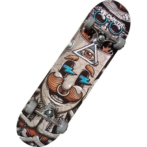 Delta Bone Wheel Sanded Skateboard - JVR 320 Sanded Non-Slip Footboard Wheels that provide comfortable driving thanks to quality