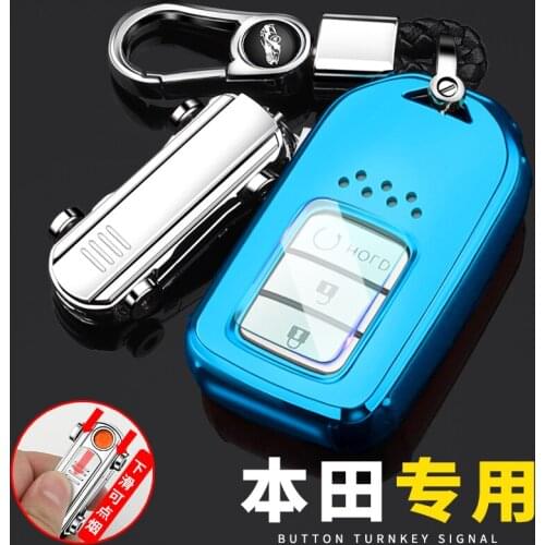 TPU Soft glue Car keychain car key bag car key case for Honda CIVIC xrv Crider Breeze Accord crv Vezel urv