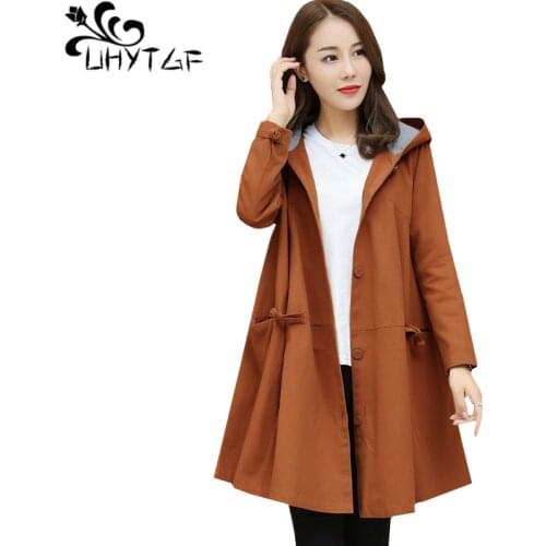 UHYTGF Women's Trench Coats