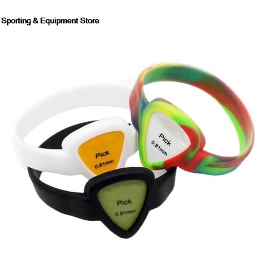 1Pc Waterproof Guitar Picks Bracelet Hand Chain Guitarra Picks Strap/ Bag/ Holder