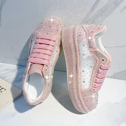 Platform shoes for womens shoes diamond new leisure during the spring and autumn in the summer of 2021