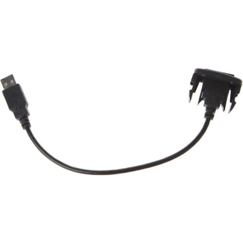 AUX USB Port Cable Adapter 12-24V Cord Wire USB Charging Adapter for toyota VIGO