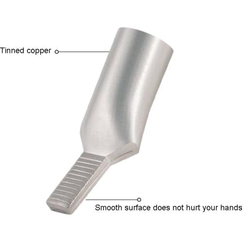 C45-50 Copper Terminal Tinned Circuit Breaker Plug Cable Lug Inserted into the Crimping Terminal