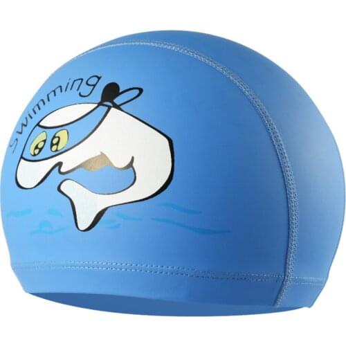 Childrens Swimming Cap Long Hair Waterproof Ear Protection Swimming Cap