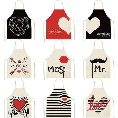 Love print For home and kitchen apron baking accessories apron kitchen cooking accessories Apron Kitchen apron apron for kitchen