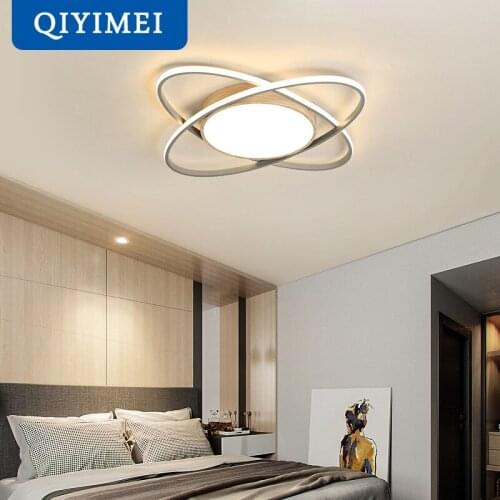 Modern LED Ceiling Lights For Bedroom Living Room Home Grain Lighting Lamps Platfond Decoration Luminaria Fixtures AC85-260V