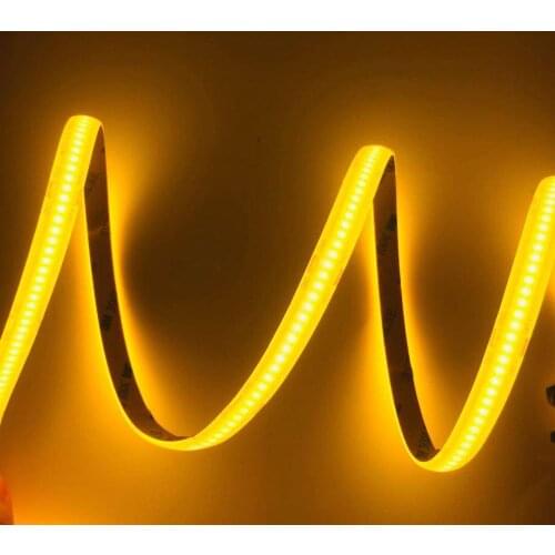 ZZEL ZYEL non-waterproof FPC flexible cob led strip soft COB 5M per roll DC24V 60W RA90 No spot Linear light Indoor application