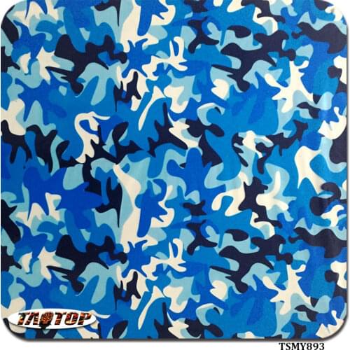 ITAATOP TSMY893 0.5m*2m pva hydrographics film blue camo pattern water transfer printing film