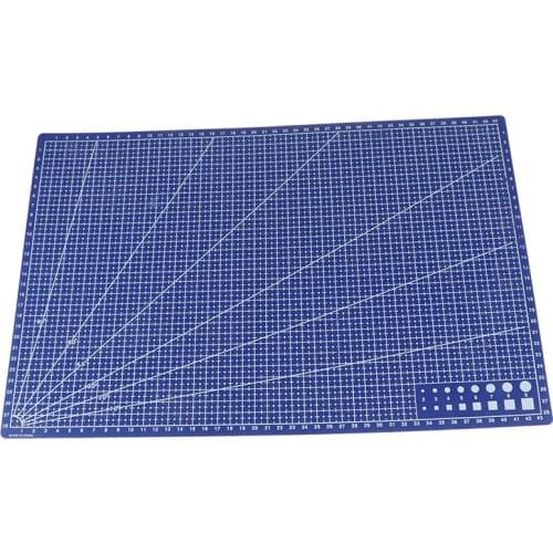 Hot sale 1Pcs A3 Pvc Rectangular Cutting Mat Grid Line Tool Plastic 45cm x30cm