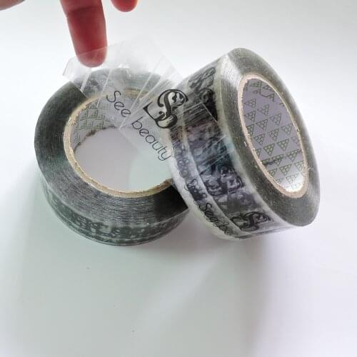 Custom printed print logo on packaging adhesive gift tape