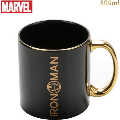 Disney Mingweixi Ceramic Cup Avengers Union Creative Mug Iron Man Drinking Cup Coffee Cup