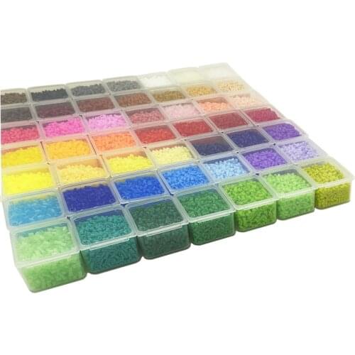 Storage box packaging 2.6mm Perler Mini beads Hama Beads High Quality Puzzle Toy Gift For Child DIY hobbies