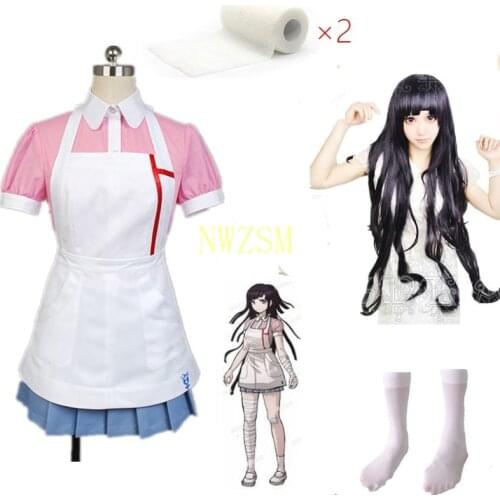 Dangan Ronpa 2 Mikan Tsumiki Cosplay Costume custom any size