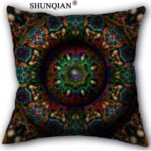 Fashion High Quality Cotton Linen Mandala Pillowcase Wedding Decorative Pillow Case For Home Pillow Cover A10.17