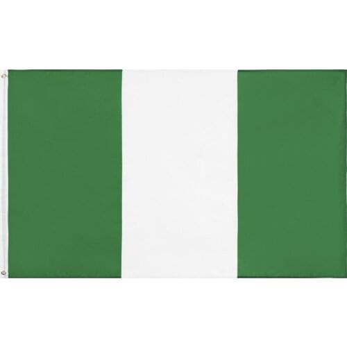 Nigeria National Flag Football Banner Polyester Flag 90*150cm For Festival Home Garden Decoration Party Supplies