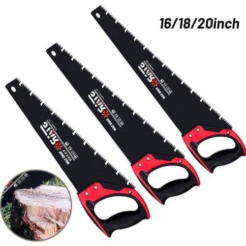 Universal 16/18/20inch Steel Woodcutting Handsaw 400/450/500mm Serration Long Timber Saw For Wood Cutting Hand Tool