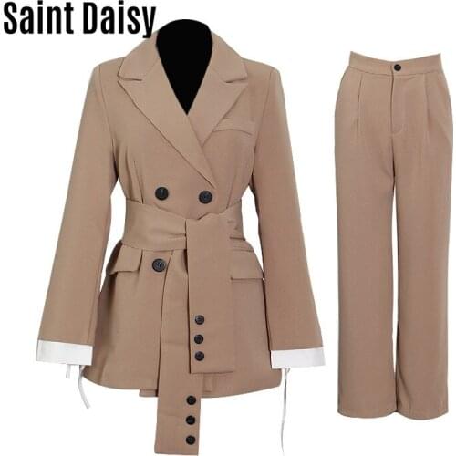 Saint Daisy Womens Elegant Pant Suits